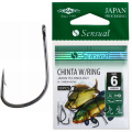 Крючки рыболовные Mikado SENSUAL CHINTA W/RING № 14