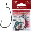 Офсетный крючок Mikado WORM 2 № 3/0  (5 шт.)