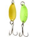 Блесна колеблющаяся Mikado TROUT CAMPIONE MINI  1.4 г. / 2.2 см. - зелёный-желтый