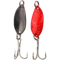 Блесна колеблющаяся Mikado TROUT CAMPIONE MINI  1.4 г. / 2.2 см. - красный-чёрный