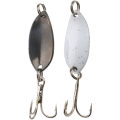 Блесна колеблющаяся Mikado TROUT CAMPIONE MINI  1.4 г. / 2.2 см. - белый-чёрный