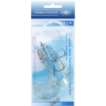 Оснастка для морской рыбалки Mikado TREBLE PILK TWIST RIG 6 см., крючки 3 х № 4/0