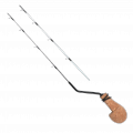 Удочка зимняя Mikado Mormyshka Twin tip 37 см, 2-сменных хлыстика