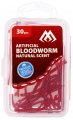 Мотыль силиконовый Mikado ARTIFICIAL BLOODWORM (30 шт.)