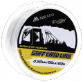 Поводочный плетеный шнур Mikado Territory STIFF CHOD LINK 0,50 (20 LB, 20 м) прозрачный