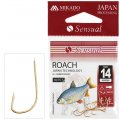 Крючки рыболовные Mikado Roach № 14 золото для ловли плотвы