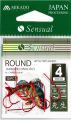 Крючки рыболовные Mikado SENSUAL ROUND №4 RED