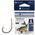 Крючки рыболовные Mikado TANAGO с лопаткой № 6 чёрный