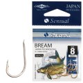 Крючки рыболовные Mikado BREAM с лопаткой № 8 никель
